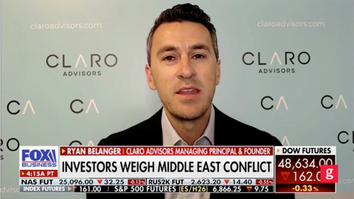 Ryan Belanger Appears on 'Mornings with Maria' to Discuss Stock Market.